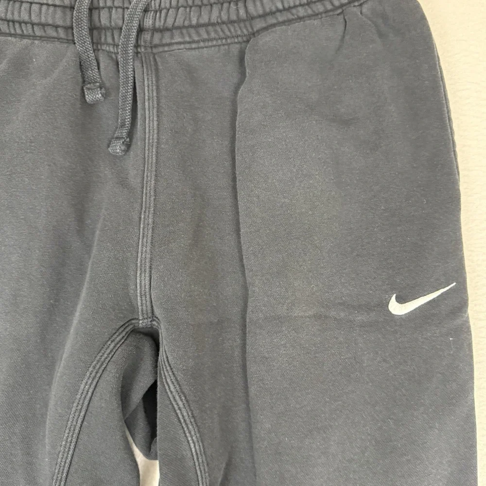 Nike Men's Club Fleece Joggers Sweatpants Black‎ Snap Back Pocket Size Large - Picture 4 of 8